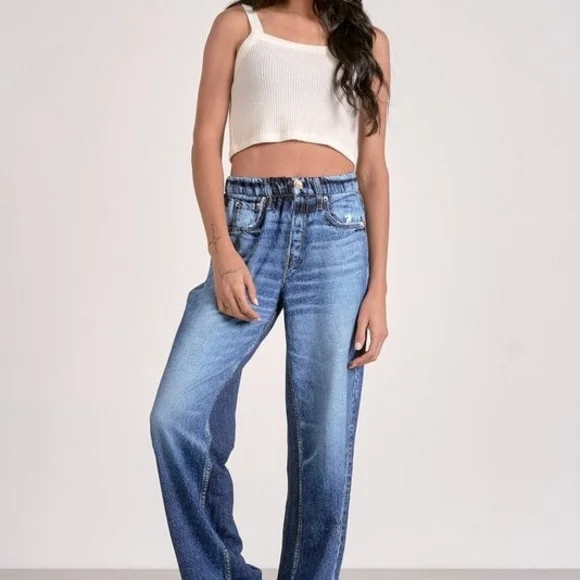 Elan Sweatpant Jeans Size Large Jenna Style - Picture 3 of 15